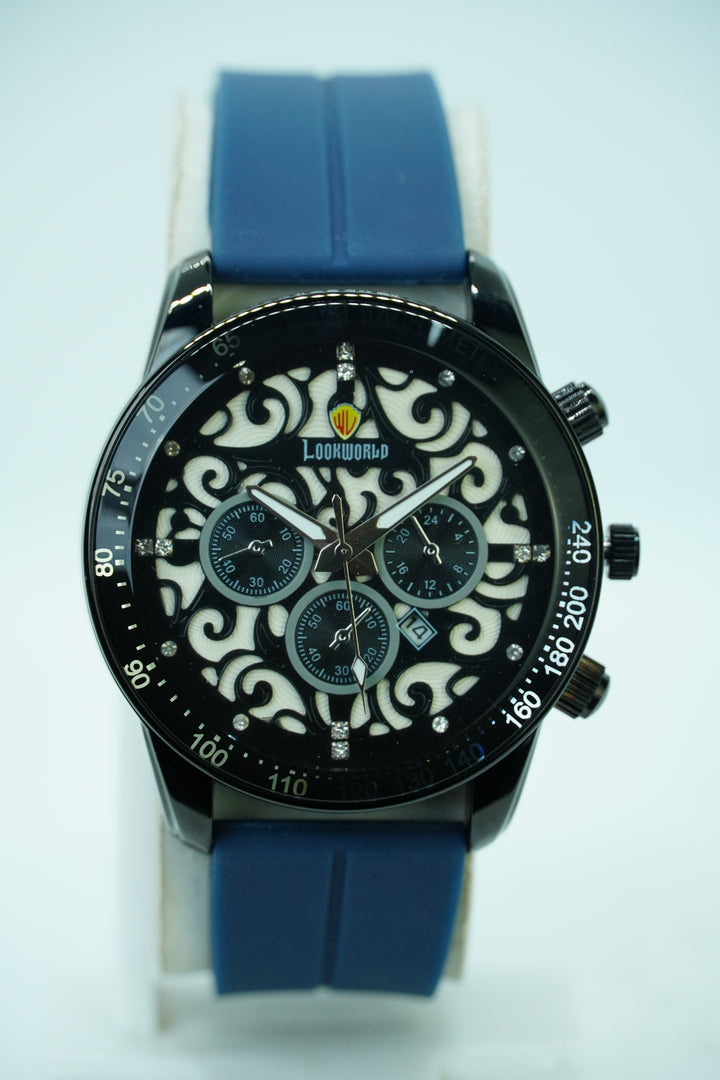 Black Dial Multi-Function Analog Watch
